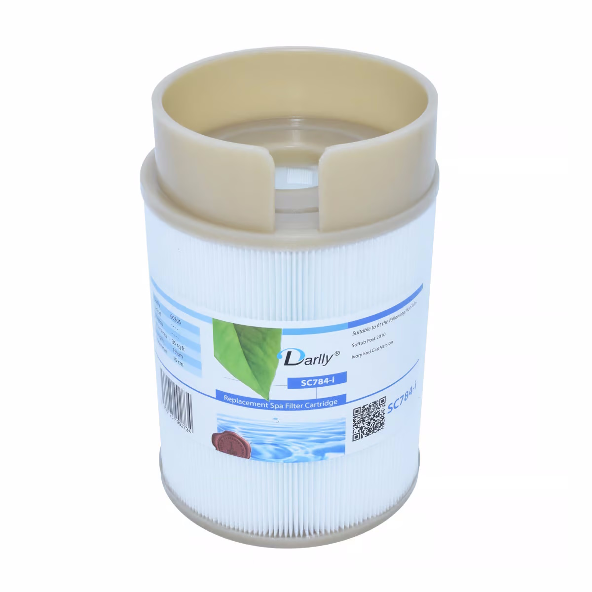 WF-78iDY Darlly® Whirlpool Filter Snap On Ivory SC784i (60305) - ersetzt: Softub® Filter 33001001 ab Bj.2010, SC784, ST36