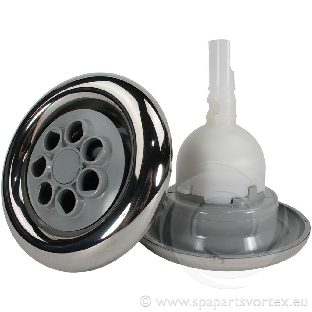 Cyclone Jet, Twin Spin, Stainless, Grey Cyclone Jet, Twin Spin, Stainless, Grey