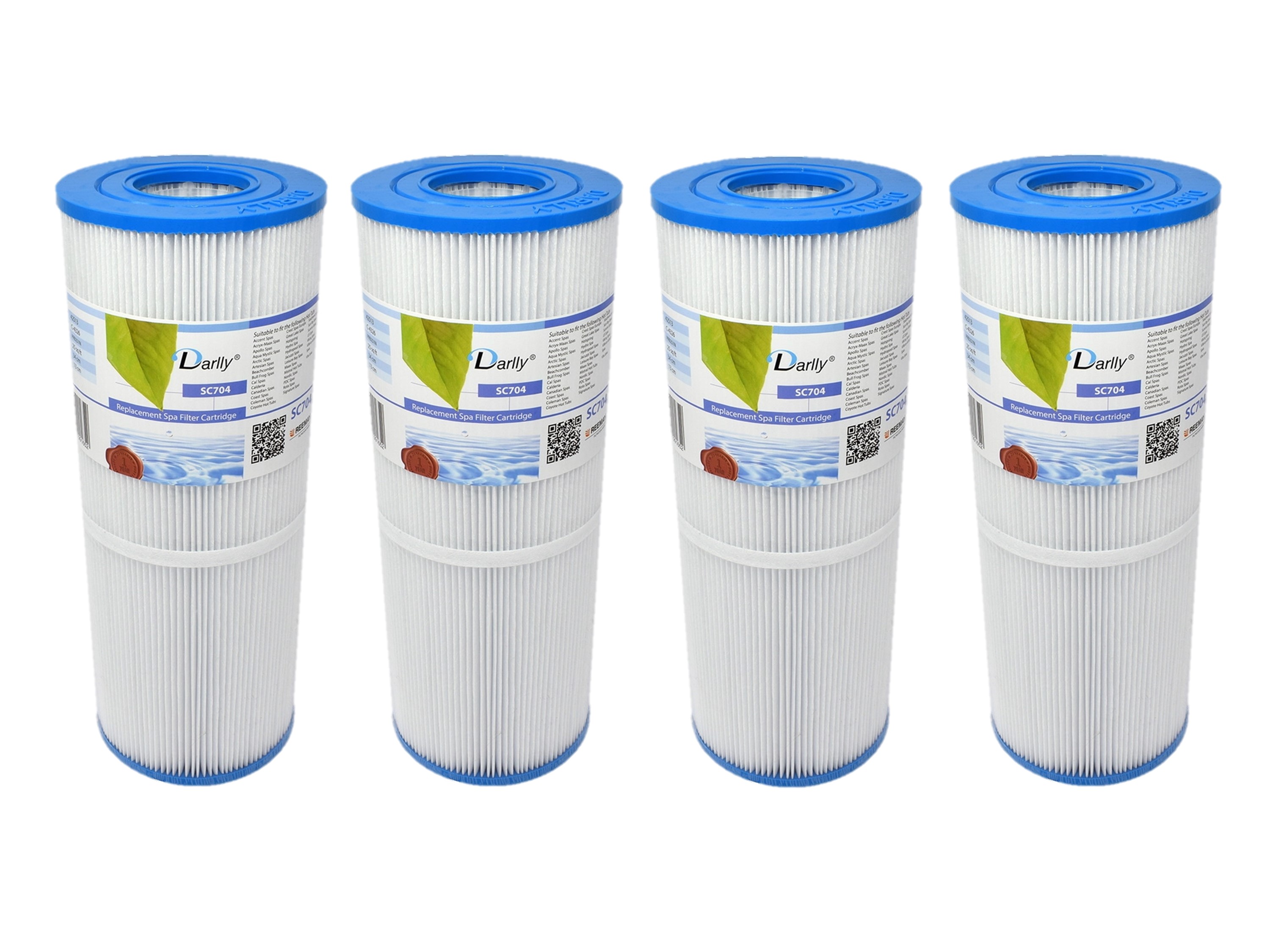 4x WF-14DY Darlly® Whirlpool Filter SC704 (42513) - ersetzt Pleatco PRB25-IN, Magnum RD25, BM216, C-4326, uvm. 4x WF-14DY Darlly® Whirlpool Filter SC704 (42513) - ersetzt Pleatco PRB25-IN, Magnum RD25, BM216, C-4326, uvm.