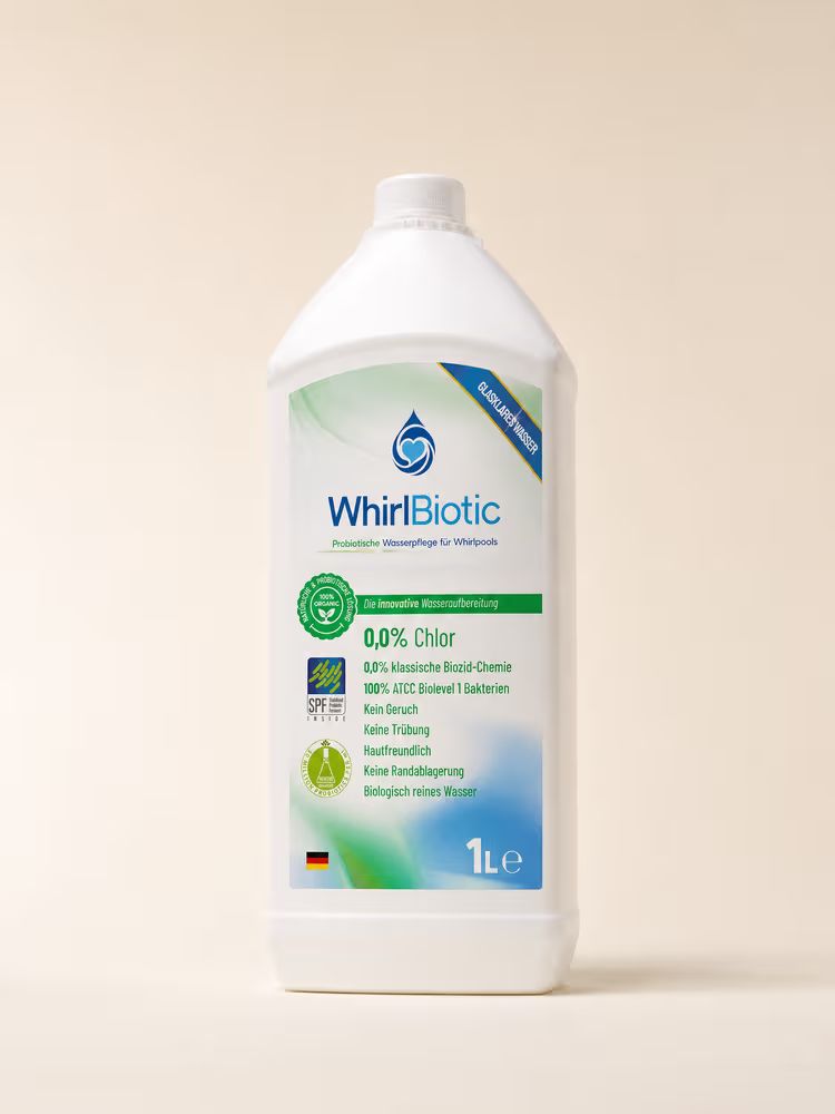 WhirlBiotic 1 Liter - Probiotische, chlorfreie Wasserpflege für Whirlpools WhirlBiotic 1 Liter - Probiotische, chlorfreie Wasserpflege für Whirlpools