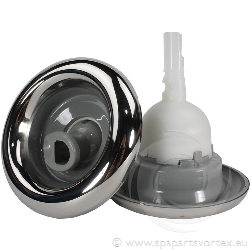 Cyclone Jet, Adj Swirl, Stainless, Grey Cyclone Jet, Adj Swirl, Stainless, Grey